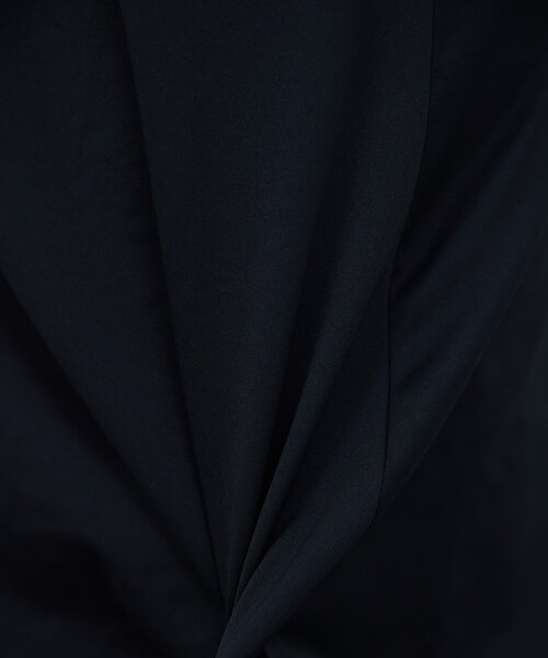 GALLARDAGALANTE（ガリャルダガランテ）の「ドライサテンセミフレアスカート（スカート・レディース・グレイッシュベージュ/ブラック・1/0）」の9枚目の写真