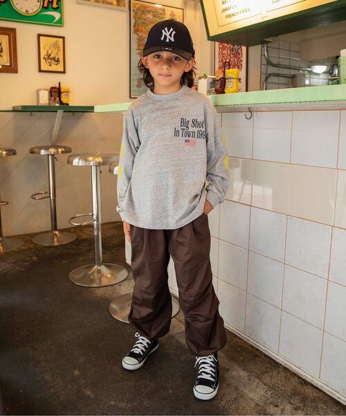 BREEZE（ブリーズ）の「B NEWJACK パラシュートパンツ（その他パンツ・キッズ・インディゴブルー/ピンク/ブラウン/カーキ/アイボリー/ブラック・150/140/130/120/110/100/90/160）」の7枚目の写真