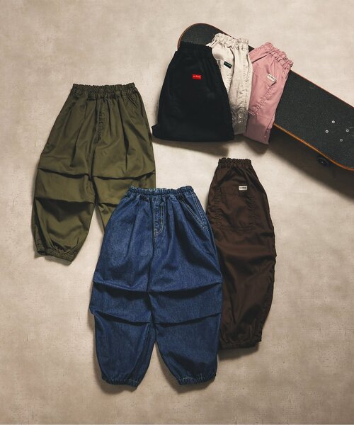 BREEZE（ブリーズ）の「B NEWJACK パラシュートパンツ（その他パンツ・キッズ・インディゴブルー/ピンク/ブラウン/カーキ/アイボリー/ブラック・150/140/130/120/110/100/90/160）」の22枚目の写真