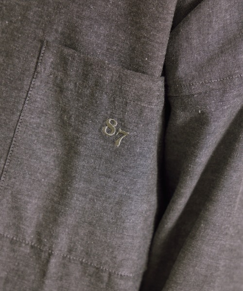 PAIRMANON STREET（ペアマノンストリート）の「アソート 長袖 布帛 ワンポイント 刺繍 シャツ【PAIRMANON STREET】（シャツ/ブラウス・キッズ・テラコッタ/ベージュ系その他/ブラウン/ネイビー/ブラック系その他/グレー系その他・100/110/120/130/140/150/160/90）」の15枚目の写真