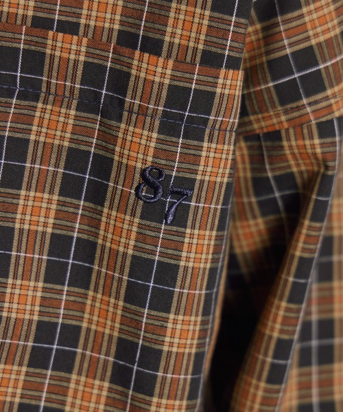 PAIRMANON STREET（ペアマノンストリート）の「アソート 長袖 布帛 ワンポイント 刺繍 シャツ【PAIRMANON STREET】（シャツ/ブラウス・キッズ・テラコッタ/ベージュ系その他/ブラウン/ネイビー/ブラック系その他/グレー系その他・100/110/120/130/140/150/160/90）」の11枚目の写真