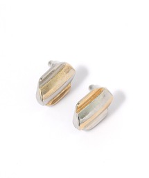 studio CLIP | ミックスカラープレートピアス(ピアス（両耳用）)
