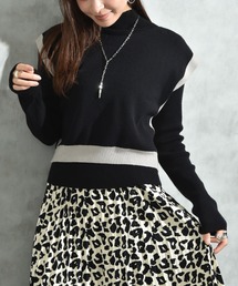 タートルネック ポンチョ ニット/セーター」に該当する