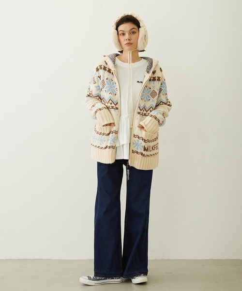 MILKFED.(ミルクフェド)の「ASYMMETRIC FRILL TOP(Tシャツ/カットソー・レディース・ブラック/ライトピンク/ホワイト・ONE SIZE)」の11枚目の写真