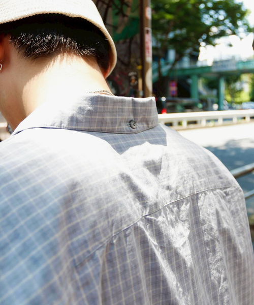 Marvine Pontiak shirt makers(マービンポンティアックシャツメーカーズ)の「Marvine Pontiak / マービンポンティアックシャツメーカーズ Shirt Makers Relax B.D.(シャツ/ブラウス・メンズ・グレー・FREE)」の8枚目の写真