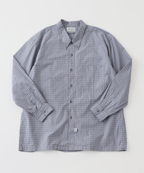 Marvine Pontiak shirt makers(マービンポンティアックシャツメーカーズ)の「Marvine Pontiak / マービンポンティアックシャツメーカーズ Shirt Makers Relax B.D.(シャツ/ブラウス・メンズ・グレー・FREE)」の13枚目の写真