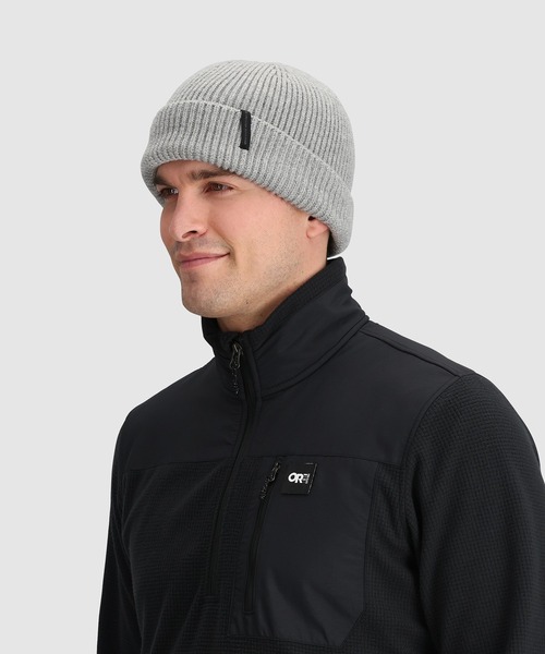 OUTDOOR RESEARCH（アウトドアリサーチ）の「OUTDOOR RESEARCH/アウトドアリサーチ Tokul Beanie/トクールビーニー（ニットキャップ/ビーニー・メンズ・ブラック/ライトグレー/ダークベージュ・L/XL）」の6枚目の写真