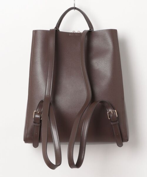 Ungrid（アングリッド）の「【Ungrid/アングリッド】2WAY 軽量トートリュック（バックパック/リュック・レディース・ブラック/ベージュ/キャメル/ダークブラウン・FREE）」の19枚目の写真