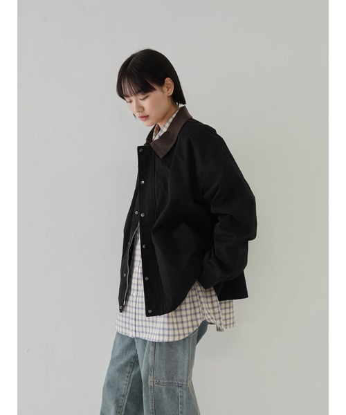 Bargiee(バージー)の「スプリングジャケット 春秋 ユニセックス(ブルゾン・メンズ・ベージュ/ネイビー/ブラック・L/M)」の14枚目の写真