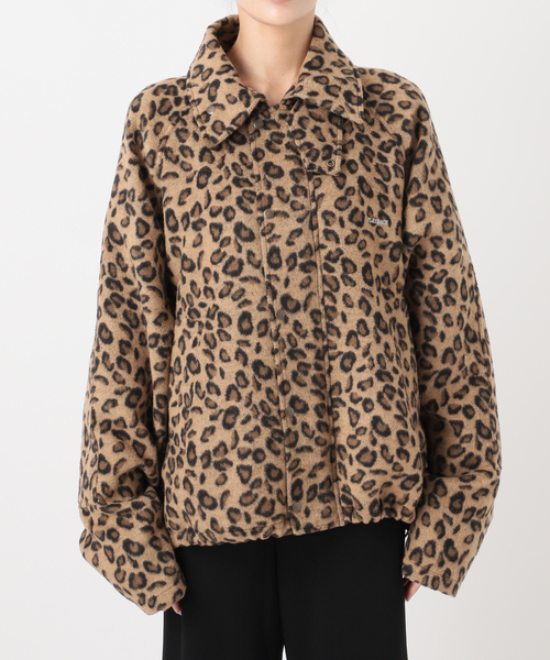 AP STUDIO（エーピーストゥディオ）の「【PLAYBACK/プレイバッグ】LEOPARD FLEECE JUMPER（ブルゾン・レディース・ベージュ・FREE）」の12枚目の写真