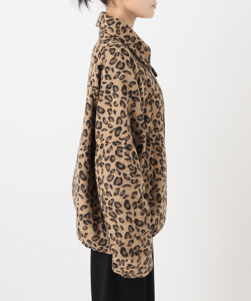 AP STUDIO（エーピーストゥディオ）の「【PLAYBACK/プレイバッグ】LEOPARD FLEECE JUMPER（ブルゾン・レディース・ベージュ・FREE）」の15枚目の写真