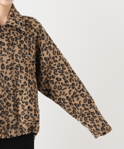 AP STUDIO（エーピーストゥディオ）の「【PLAYBACK/プレイバッグ】LEOPARD FLEECE JUMPER（ブルゾン・レディース・ベージュ・FREE）」の16枚目の写真