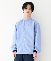 FOV（フォブ）の「FOV/フォブ ストライプマオカラーシャツ（シャツ/ブラウス）」