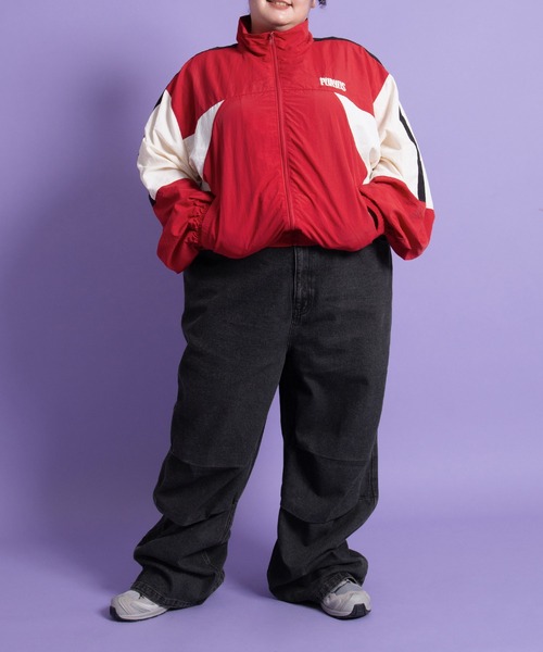 PUNYUS（プニュズ）の「切り替えナイロンジャケット（ナイロンジャケット・レディース・ブラック/レッド/ネイビー・2/4/3）」の14枚目の写真