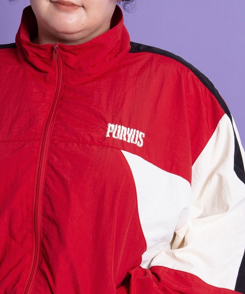 PUNYUS（プニュズ）の「切り替えナイロンジャケット（ナイロンジャケット・レディース・ブラック/レッド/ネイビー・2/4/3）」の18枚目の写真