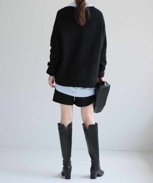 VIVIAN(ヴィヴィアン)の「バックファスナーロングブーツ(ブーツ・レディース・ダークブラウン/ブラック・S/M/L/LL)」の12枚目の写真