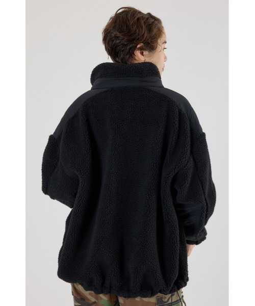 RODEO CROWNS WIDE BOWL（ロデオクラウンズワイドボウル）の「テディボアブルゾン（ブルゾン・レディース・ブラック/オフホワイト/グレー系その他/オレンジ系その他・FREE）」の19枚目の写真