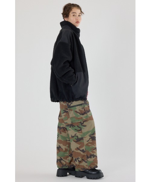 RODEO CROWNS WIDE BOWL（ロデオクラウンズワイドボウル）の「テディボアブルゾン（ブルゾン・レディース・ブラック/オフホワイト/グレー系その他/オレンジ系その他・FREE）」の21枚目の写真