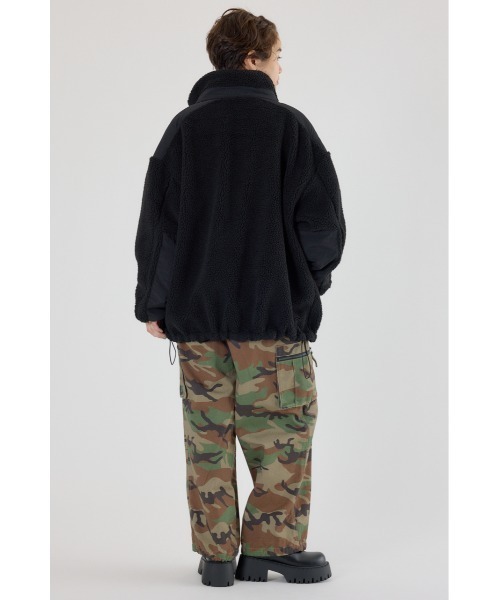 RODEO CROWNS WIDE BOWL（ロデオクラウンズワイドボウル）の「テディボアブルゾン（ブルゾン・レディース・ブラック/オフホワイト/グレー系その他/オレンジ系その他・FREE）」の22枚目の写真