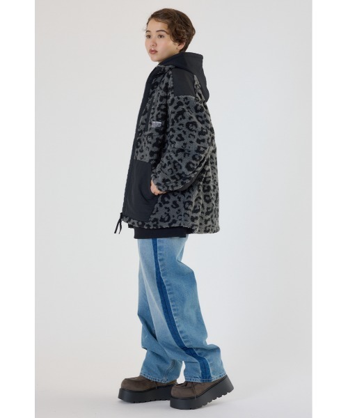 BLACK COMME des GARÇONS パイソン柄ベロア調ガウン BLACK COMME des GARÇONS パイソン柄ベロア調ガウン BLACK COMME des