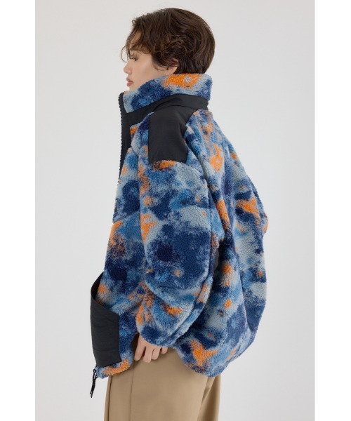 RODEO CROWNS WIDE BOWL（ロデオクラウンズワイドボウル）の「テディボアブルゾン（ブルゾン・レディース・ブラック/オフホワイト/グレー系その他/オレンジ系その他・FREE）」の6枚目の写真