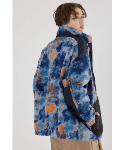 RODEO CROWNS WIDE BOWL（ロデオクラウンズワイドボウル）の「テディボアブルゾン（ブルゾン・レディース・ブラック/オフホワイト/グレー系その他/オレンジ系その他・FREE）」の7枚目の写真