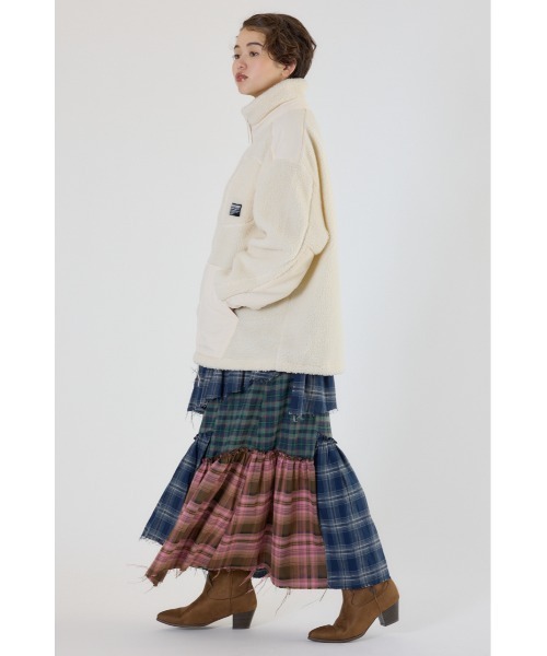 RODEO CROWNS WIDE BOWL（ロデオクラウンズワイドボウル）の「テディボアブルゾン（ブルゾン・レディース・ブラック/オフホワイト/グレー系その他/オレンジ系その他・FREE）」の15枚目の写真