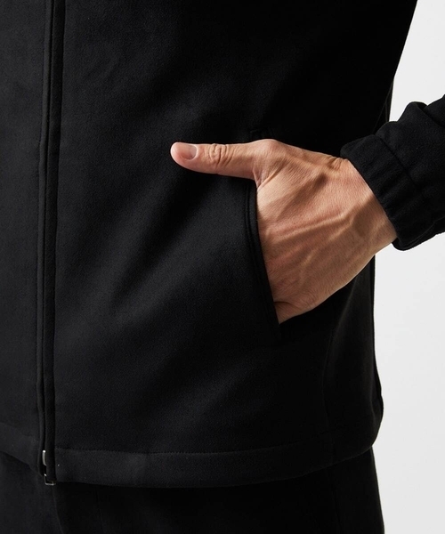MICHEL KLEIN HOMME (ミッシェルクランオム)の「【セットアップ】スエード調パーカーブルゾン(ブルゾン・メンズ・ブラック/カーキ・MEDIUM/LARGE/X-LARGE)」の13枚目の写真