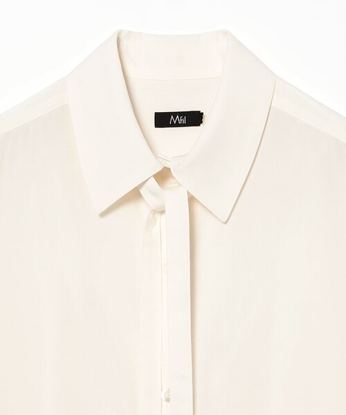 セール】M・fil / プリーツスリーブ ブラウス（シャツ/ブラウス