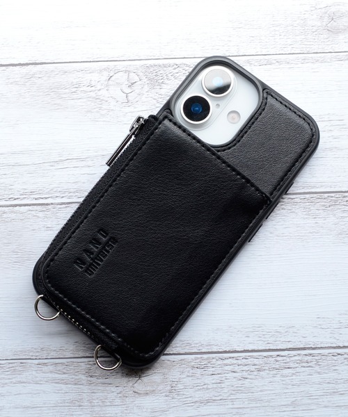 NANO universe（ナノユニバース）の「iPhone17 iPhone17Pro ナノユニバース コインケース付き背面（スマホケース/カバー・レディース・ブラウン/ブラック・iPhone 17 Pro/iPhone 17）」の2枚目の写真