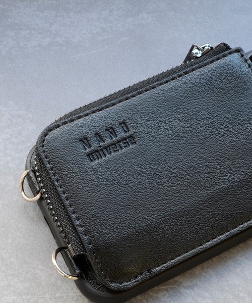 NANO universe（ナノユニバース）の「iPhone17 iPhone17Pro ナノユニバース コインケース付き背面（スマホケース/カバー・レディース・ブラウン/ブラック・iPhone 17 Pro/iPhone 17）」の8枚目の写真