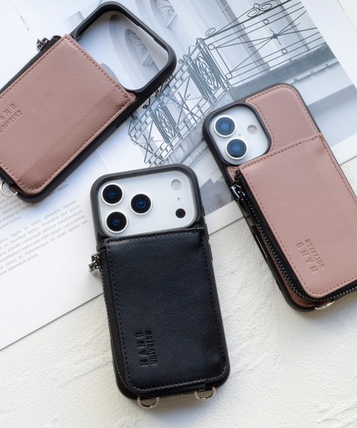 NANO universe（ナノユニバース）の「iPhone17 iPhone17Pro ナノユニバース コインケース付き背面（スマホケース/カバー・レディース・ブラウン/ブラック・iPhone 17 Pro/iPhone 17）」の3枚目の写真