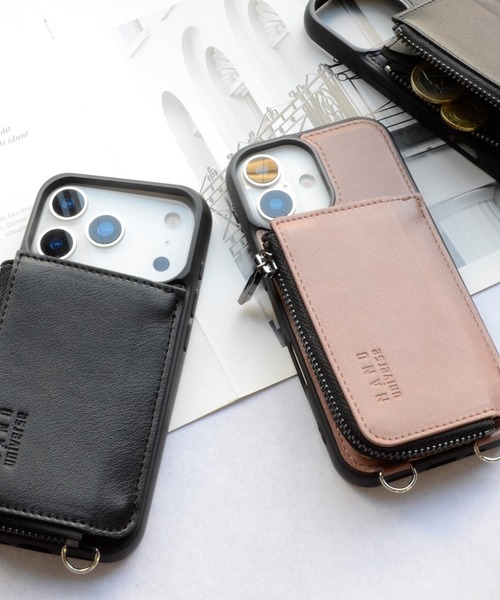 NANO universe（ナノユニバース）の「iPhone17 iPhone17Pro ナノユニバース コインケース付き背面（スマホケース/カバー・レディース・ブラウン/ブラック・iPhone 17 Pro/iPhone 17）」の5枚目の写真