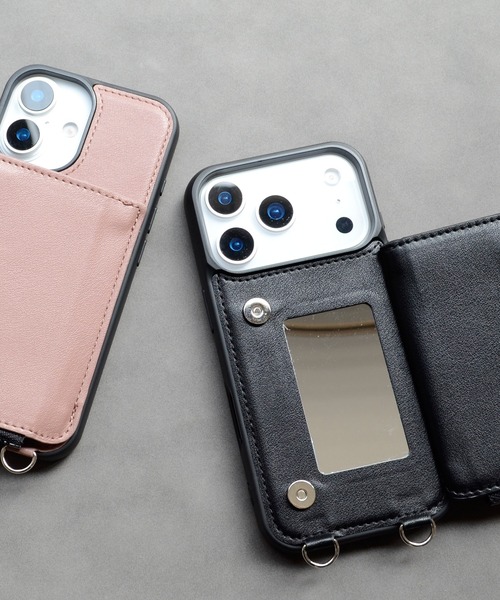 NANO universe（ナノユニバース）の「iPhone17 iPhone17Pro ナノユニバース コインケース付き背面（スマホケース/カバー・レディース・ブラウン/ブラック・iPhone 17 Pro/iPhone 17）」の7枚目の写真