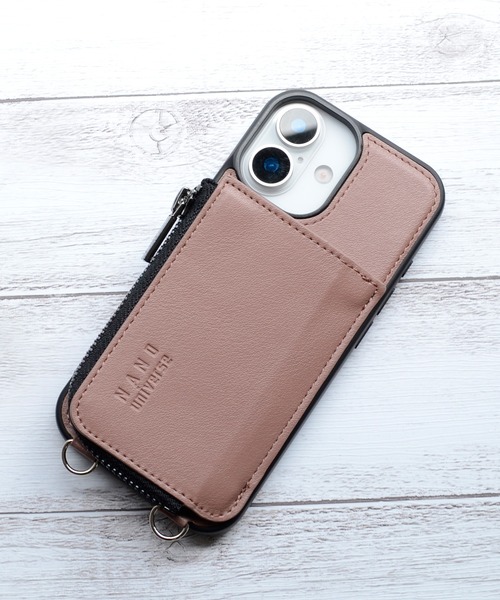 NANO universe（ナノユニバース）の「iPhone17 iPhone17Pro ナノユニバース コインケース付き背面（スマホケース/カバー・レディース・ブラウン/ブラック・iPhone 17 Pro/iPhone 17）」の16枚目の写真