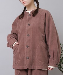 URCH RNA | J2155 コーデュロイの丸ポケワークジャケット(ノーカラージャケット)