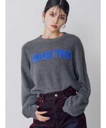 MURUA | 【ZOZO限定】ラウンドロゴシャギーニット(ニット/セーター)