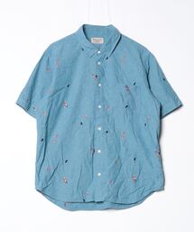 Sunny clouds（サニークラウズ）の「刺繍半袖シャツ（シャツ/ブラウス）」