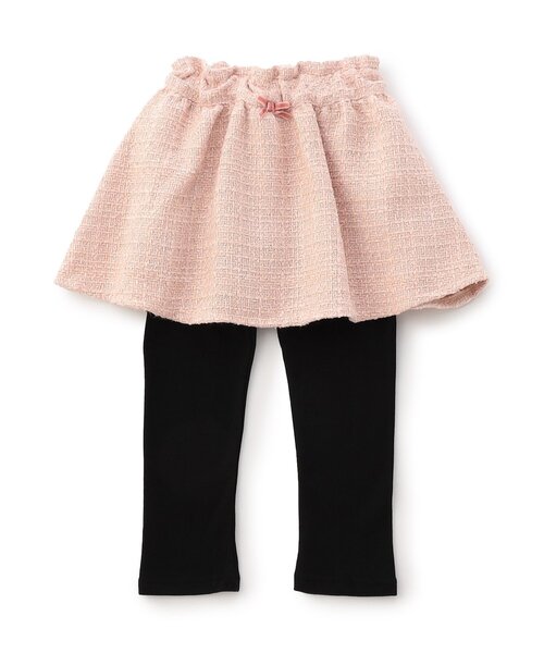 Seraph（セラフ）の「【ジュニア対応】レギンス付きスカート（スカート・キッズ・ピンク/チェック/その他3/ネイビー・80/90/100/110/120/130/140）」の3枚目の写真