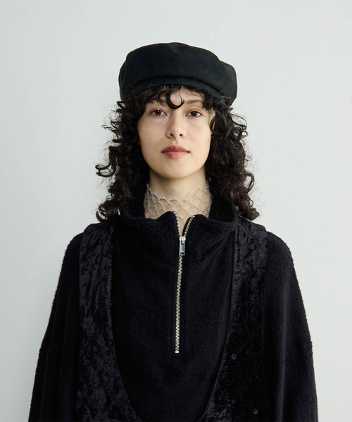 journal standard L'essage(ジャーナルスタンダードレサージュ)の「【La Maison de Lyllis/ラメゾンドリリス 】FRANK:ベレー帽(ハンチング/ベレー帽・レディース・キャメル/ブラック・FREE)」の1枚目の写真