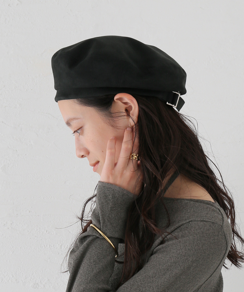 journal standard L'essage(ジャーナルスタンダードレサージュ)の「【La Maison de Lyllis/ラメゾンドリリス 】FRANK:ベレー帽(ハンチング/ベレー帽・レディース・キャメル/ブラック・FREE)」の14枚目の写真