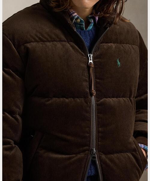 コーデュロイ ダウン ジャケット（ダウンジャケット/コート）｜POLO