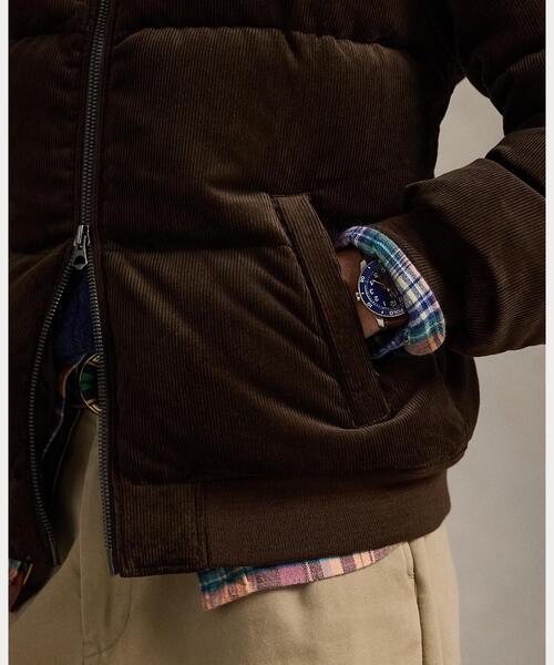 コーデュロイ ダウン ジャケット（ダウンジャケット/コート）｜POLO