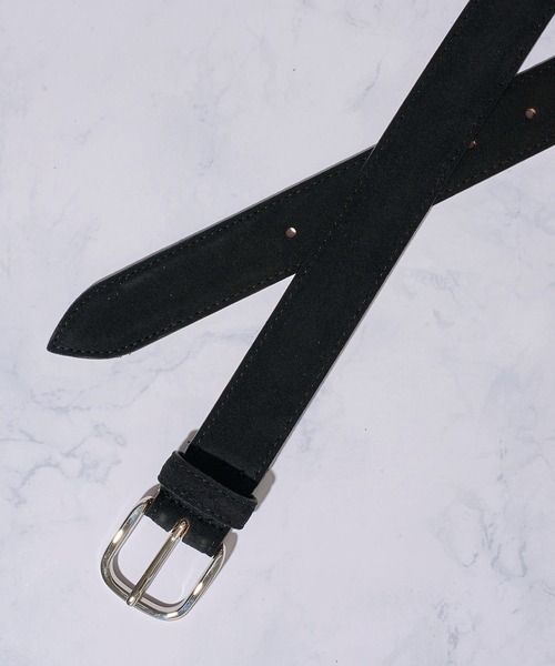 SADDLERS（サドラーズ）の「【Saddler's/サドラーズ】カーフスエードベルト（ベルト・メンズ・ブラック/モカ/ネイビー・SMALL/MEDIUM/LARGE/X-LARGE）」の7枚目の写真