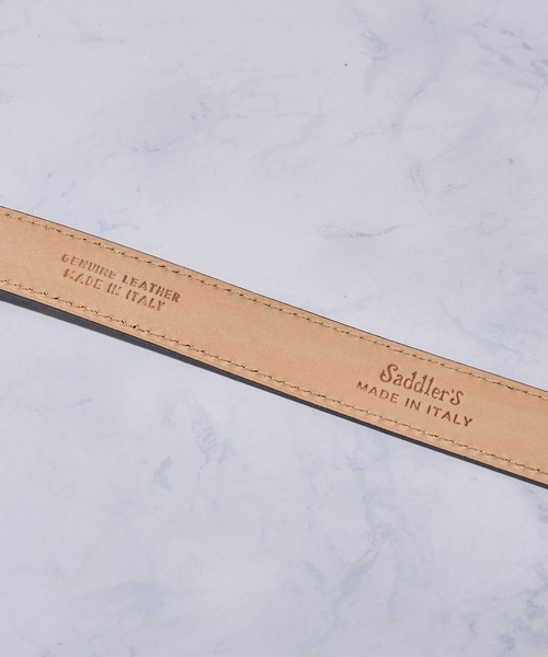 SADDLERS（サドラーズ）の「【Saddler's/サドラーズ】カーフスエードベルト（ベルト・メンズ・ブラック/モカ/ネイビー・SMALL/MEDIUM/LARGE/X-LARGE）」の5枚目の写真