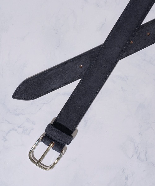 SADDLERS（サドラーズ）の「【Saddler's/サドラーズ】カーフスエードベルト（ベルト・メンズ・ブラック/モカ/ネイビー・SMALL/MEDIUM/LARGE/X-LARGE）」の9枚目の写真