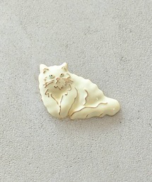 studio CLIP（スタディオクリップ）の「猫エポブローチ（ブローチ/コサージュ）」