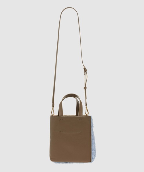 MARNI（マルニ）の「SHEARLING / ムゼオミニバッグ（ショルダーバッグ・レディース・ブルー系その他/ピンク系その他・ONE SIZE）」の4枚目の写真