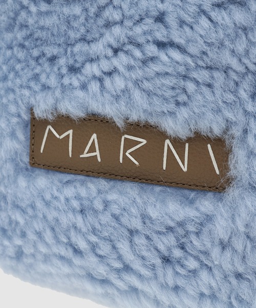 MARNI（マルニ）の「SHEARLING / ムゼオミニバッグ（ショルダーバッグ・レディース・ブルー系その他/ピンク系その他・ONE SIZE）」の7枚目の写真