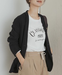 URBAN RESEARCH DOORS | ロゴプリント＋刺しゅうロングTシャツ(Tシャツ/カットソー)